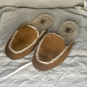 Ugg | Chestnut Lane Slide Slippers Leather Fur